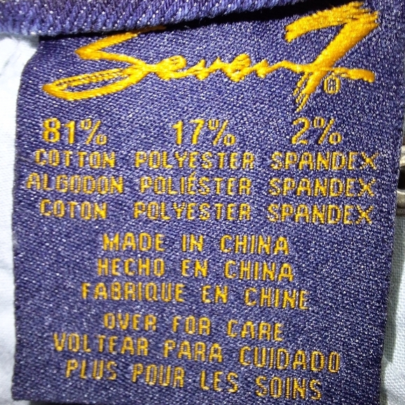 A pair of Seven7 straight leg womens blue denim jeans in a size 14. EUC. - Picture 6 of 8